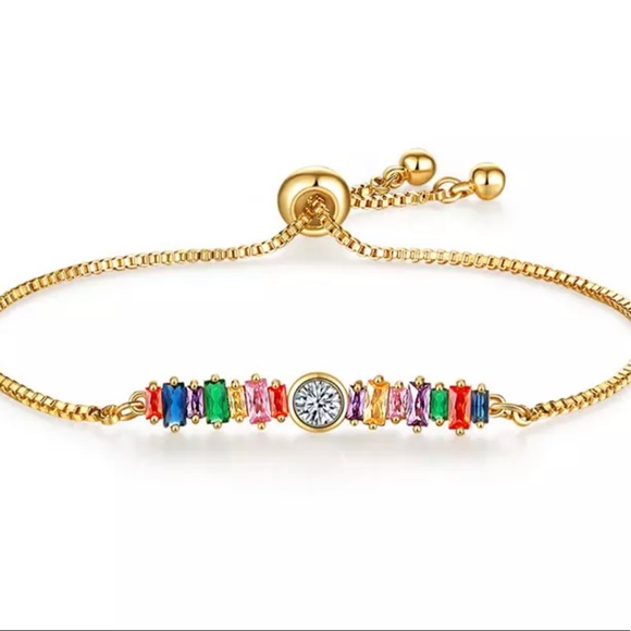 Rainbow Slider Bracelet - Picture 1 of 4